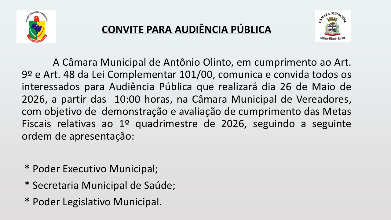 Audiência pública 