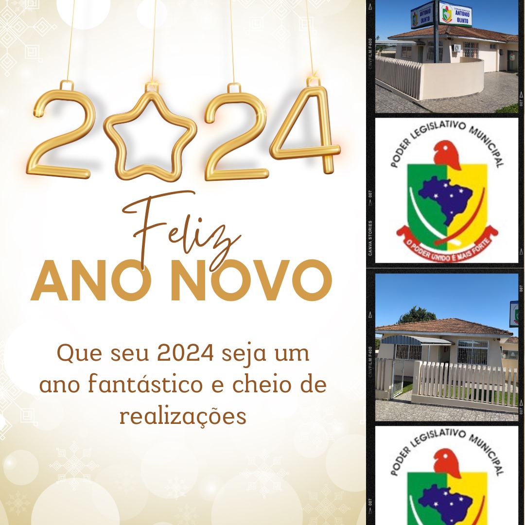 Feliz ano novo!